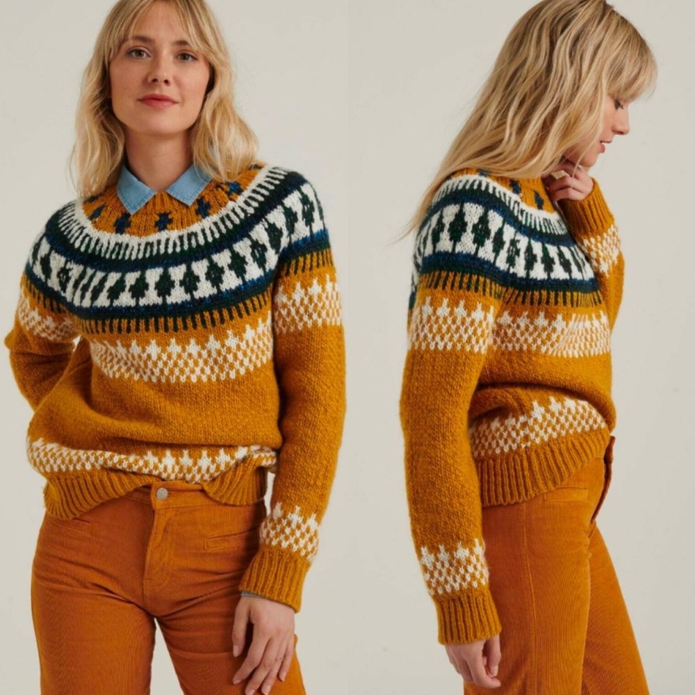 Lucky Brand Fairisle sweater, size S